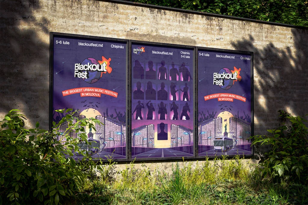 Blackout fest branding